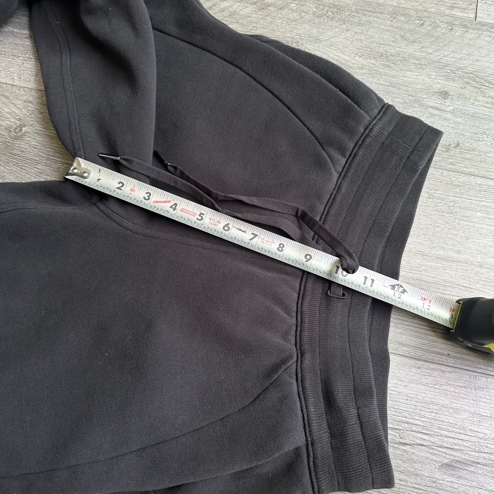 Lululemon mid rise scuba Wide Leg Fleece Sweatpants Black Women's Size 4 - Picture 6 of 6
